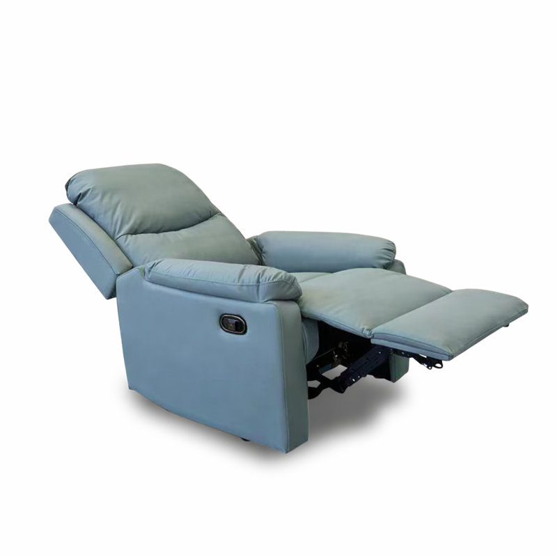 Air Leather Recliner Armchairs Single Sofa, Expandable Lazy Sofa, Boss Chair, Manual - Push Button