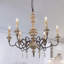 Lustre classique à 6 lumières de style bougie Marcus