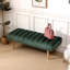 Repose-pieds capitonné en velours Accent Channel-369859663