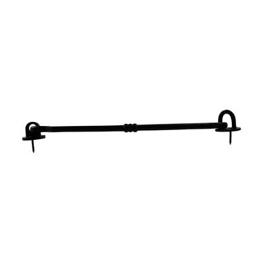 Black Wrought Iron Cabin Hook 5 L Privacy Hook Eye Latches Renovators  Supply