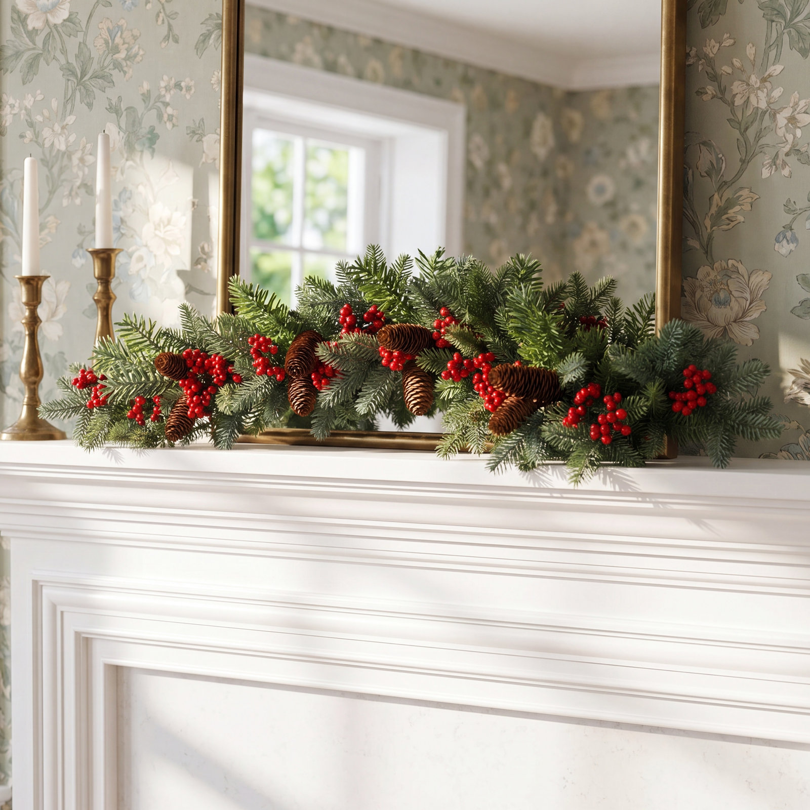 40'' in. Faux Garland