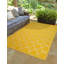 Tapis jaune noué à la main Sung