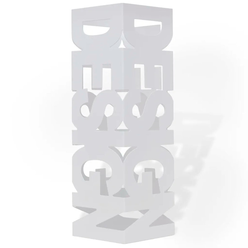 Ida Steel Freestanding Umbrella Stand, White