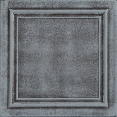 Carreau de plafond en polystyrène à collage 1,6 pi x 1,6 pi Line Art