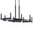 Tolani 8 - Light Wagon Wheel Chandelier-2109460558