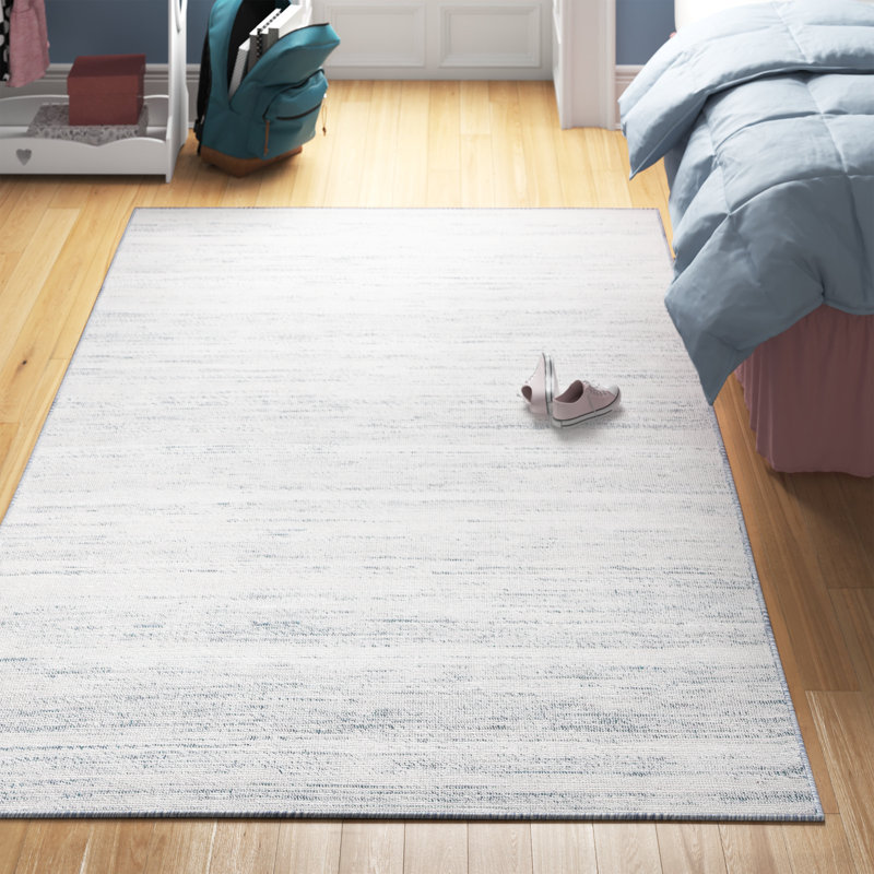 Tapis beige / bleu Solano Fibre 555, Rectangle 8 pi x 10 pi