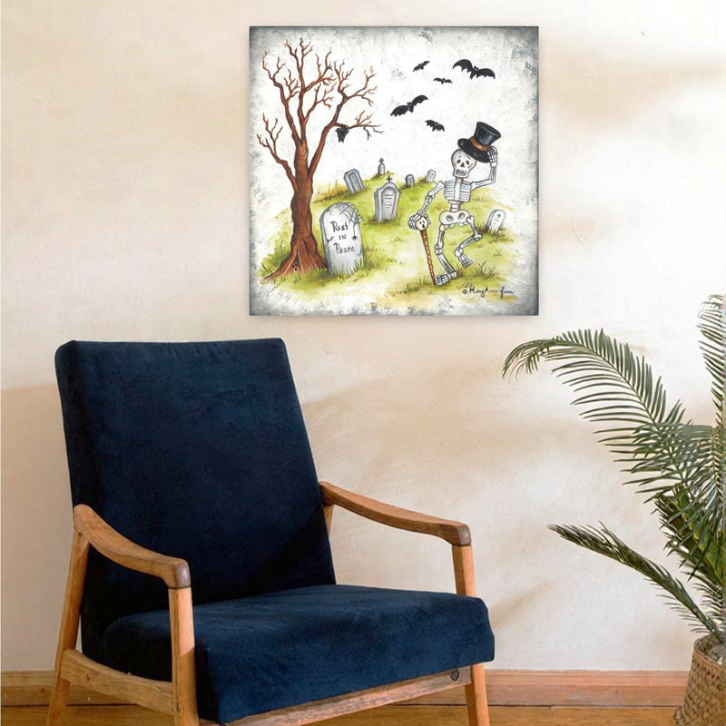 Arbre de chauve-souris abstrait contemporain, H 24 po x l 24 po