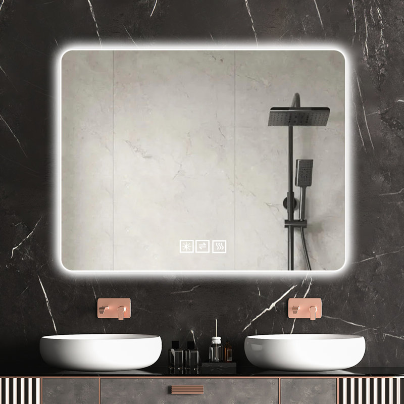 Miroir de salle de bain mural