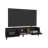 Vance 63" Wide Tv Stand  With Two Pull Down Cabinets, Two Shelves, Cable Management , Living Room, Tv Room Black Wengue - Light Oak