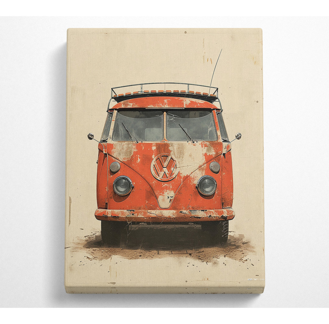 Camper Love - Kunstdrucke auf Leinwand - Wrapped Canvas