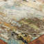 Wool Abstract Area Rug in Gray-257209130