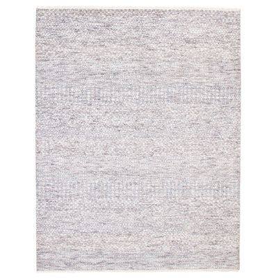 Tenina One-of-a-Kind 8' X 10'1" New Age Wool Area Rug in Gray