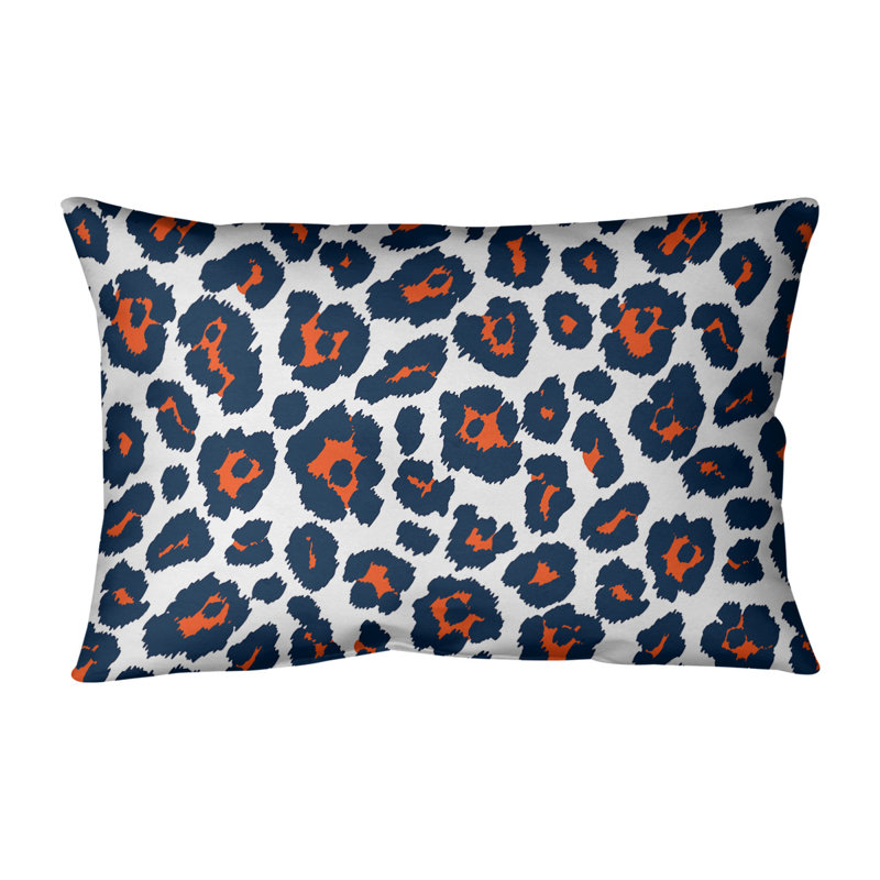Housse de coussin et insert de foot rectangulaires Denver, Simili daim, Blanc/noir/rouge