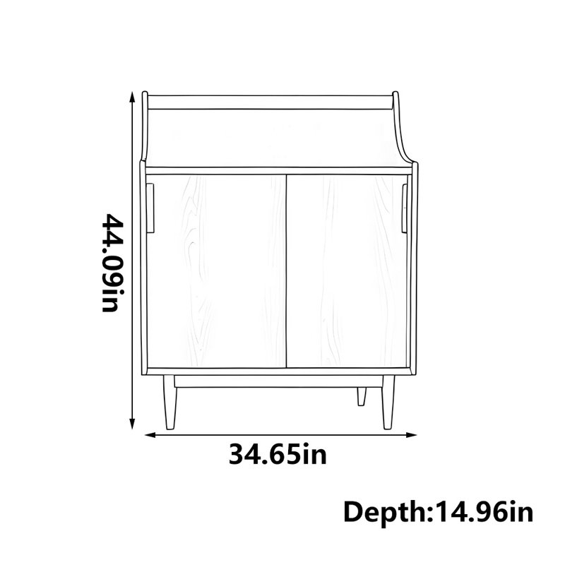 Modern simple storage shoe cabinet