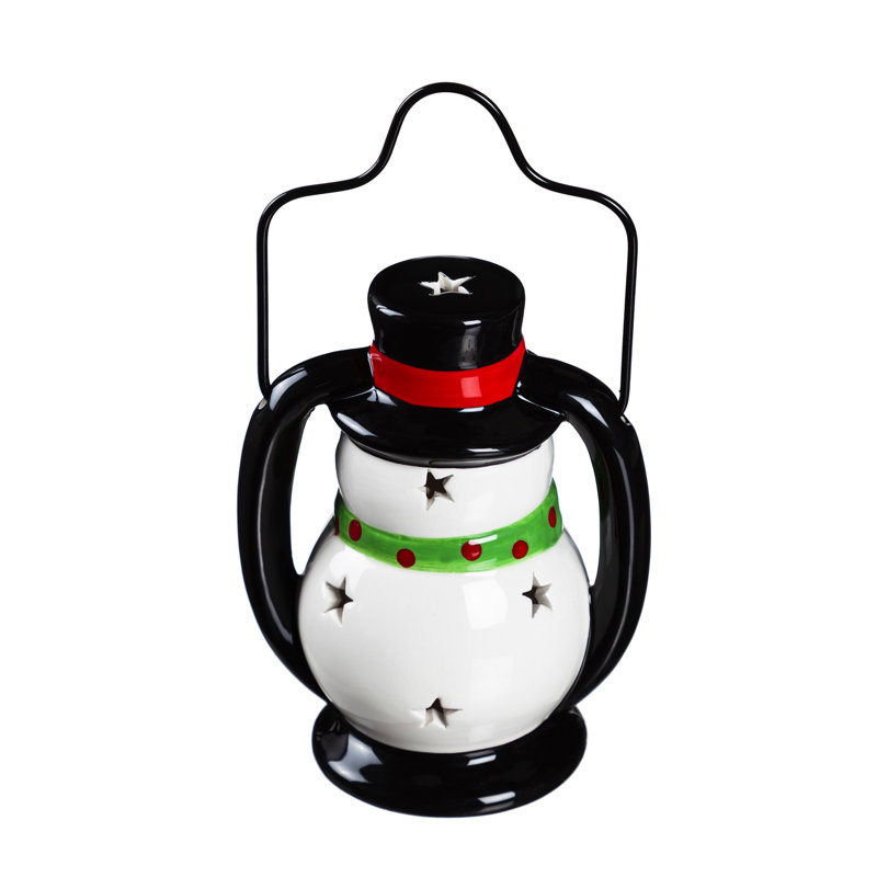 Lanterne bonhomme de neige