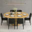 Table de rangement avec rangement, table de salle à manger extensible-1138342904