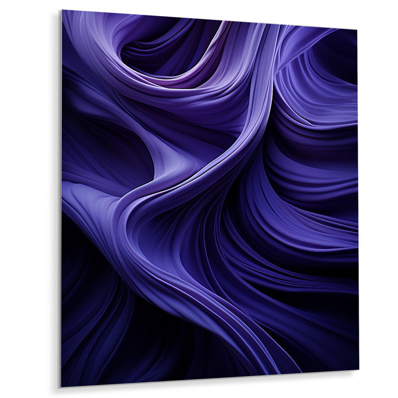 Claitt - Abstract Spirals Metal Wall Art, 40'' H x 30'' W x 1.5" D