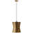 11.75"W Jiles Gold Metal Pendant Light