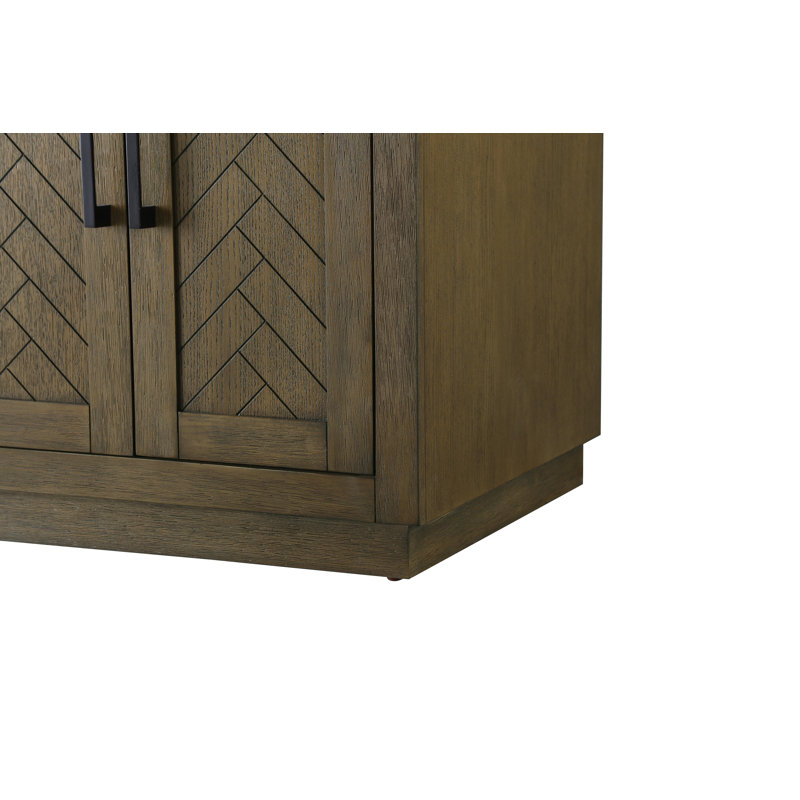 Meuble-lavabo double 72 po, Chêne noisette, 60"