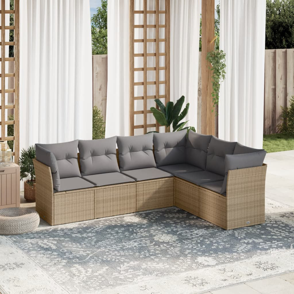 Gartenecksofa mit Kissen