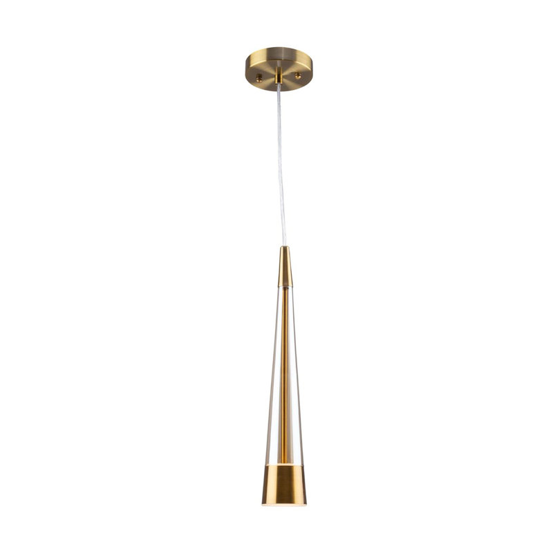 Luminaire suspendu 1 lumière Sunnyvale, Noir perle