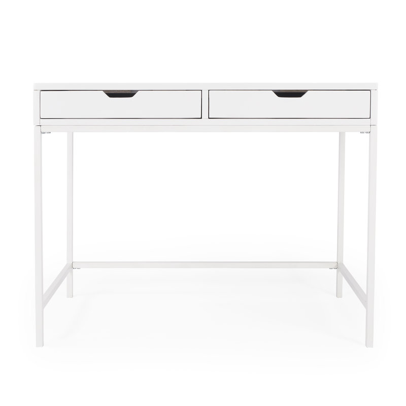 Belka Desk with Drawers, White