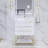 Glasgow 23.5'' Single Bathroom Vanity with Acrylic Top-1312355360