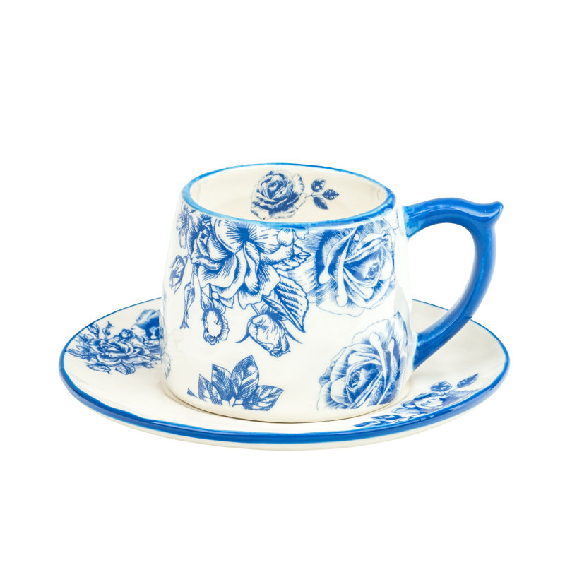 10 tasses à thé et soucoupes Bella
