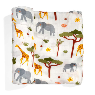 In the Savanna Rayon From Bamboo Swaddle Blanket