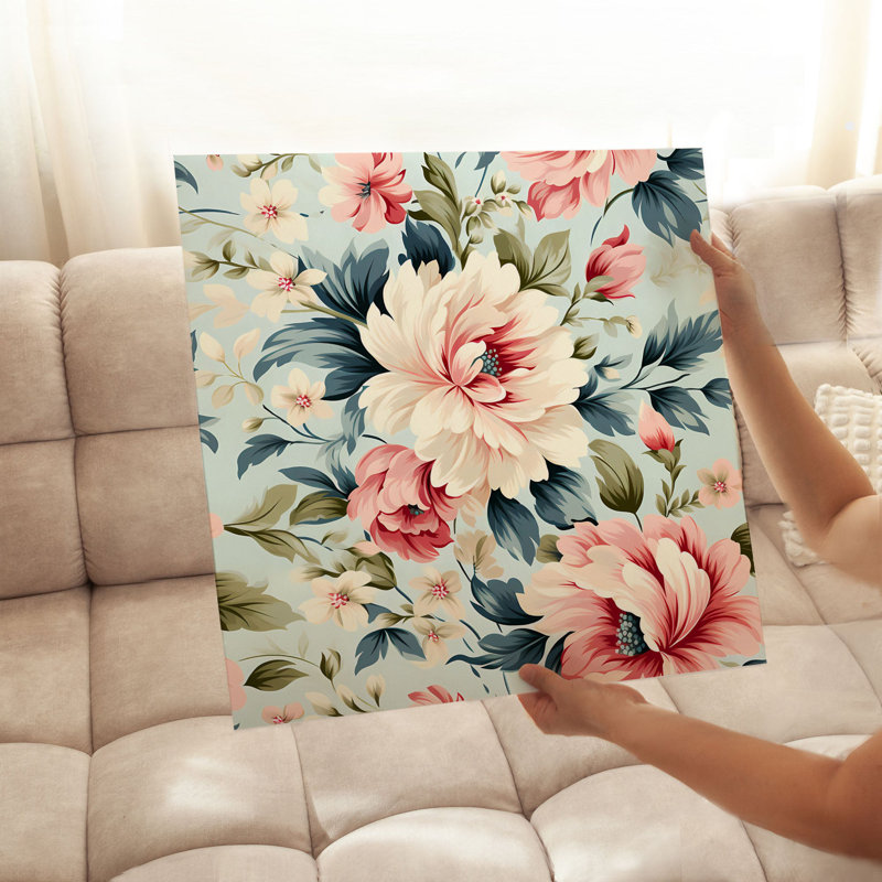 Floral Elegance I Unframed Art Print, 10" H x 10" W