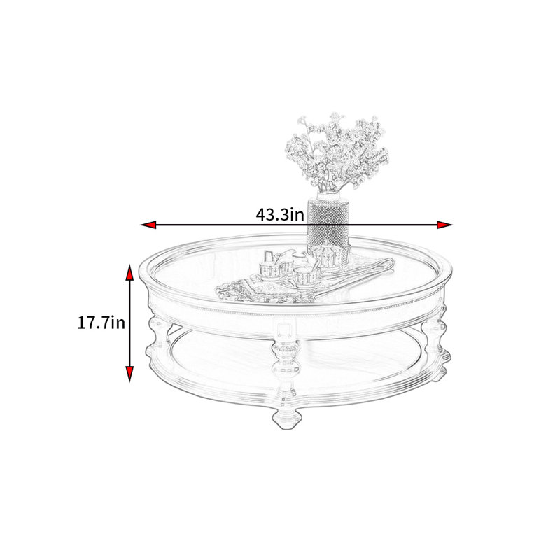 Table basse American Classic