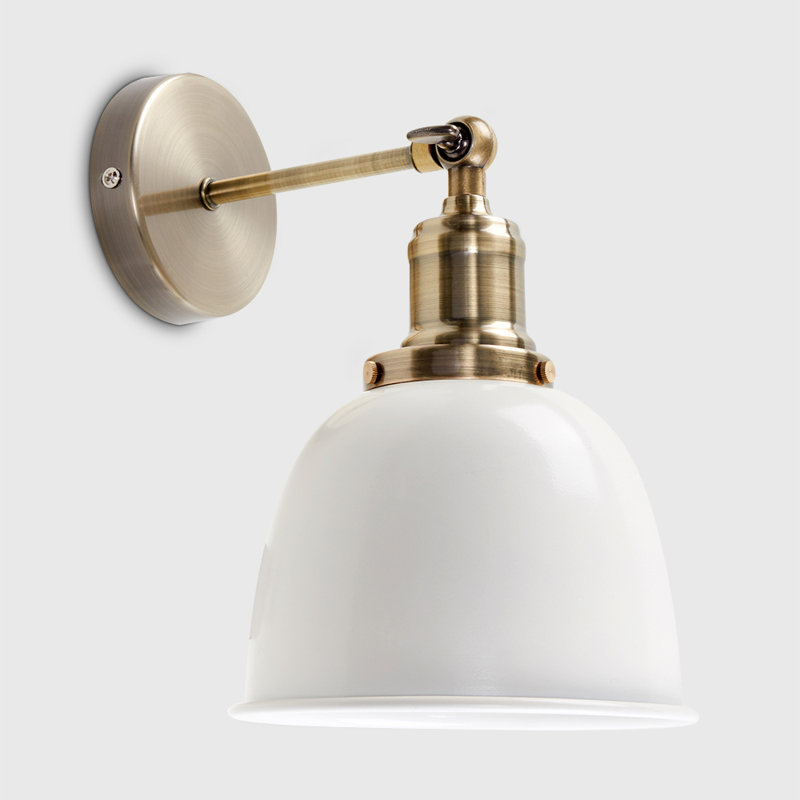Harman Armed Sconce, Cream, LED Bulb