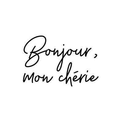Hello Mon Cherie