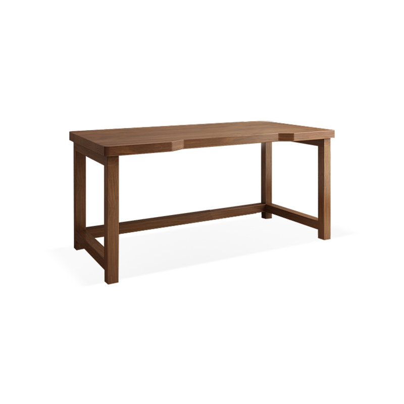 Bureaux rectangulaires en bois massif brun clair, H 29,53 po x l 55,12 po x P 23,62 po