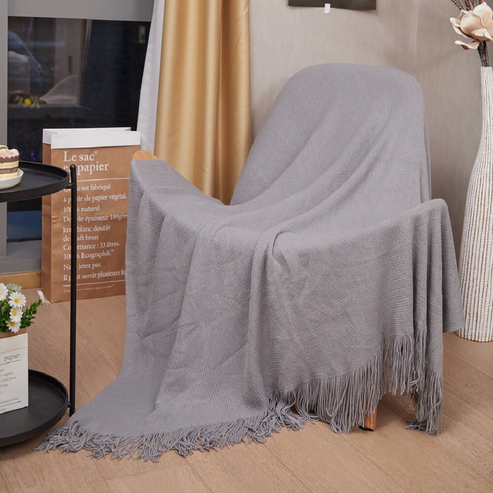 Dakota Fields Knitted Heated Throw Blanket | Wayfair