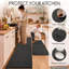 Ensemble de tapis de cuisine avec dos antidérapant, résistant aux taches et lavable à la machine.-126486186-126486188