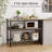 3-Tier Kitchen Island with 2 Stools
