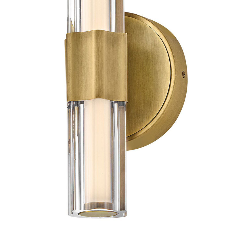 Georgette 1 - Light LED Bath Sconce, Lacquered Brass