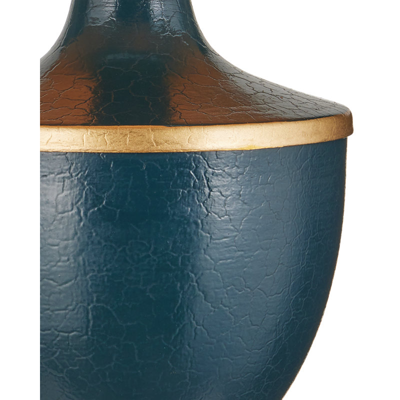 Lampe de table sans fil Travelogue, Bleu marine/doré, Bleu marine/doré