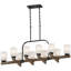 Lustre suspendu 10 lumières Khotan