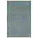 Tapis bleu sarcelle / turquoise en laine noué à la main Epsilon