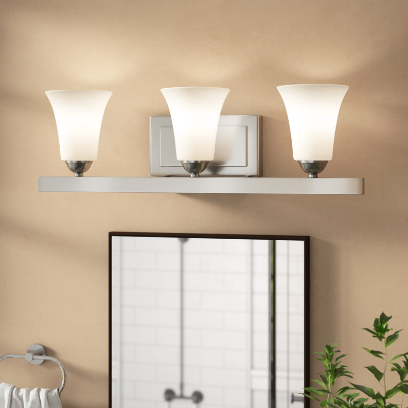 Bullis 3 - Light Dimmable Vanity Light, Brushed Nickel