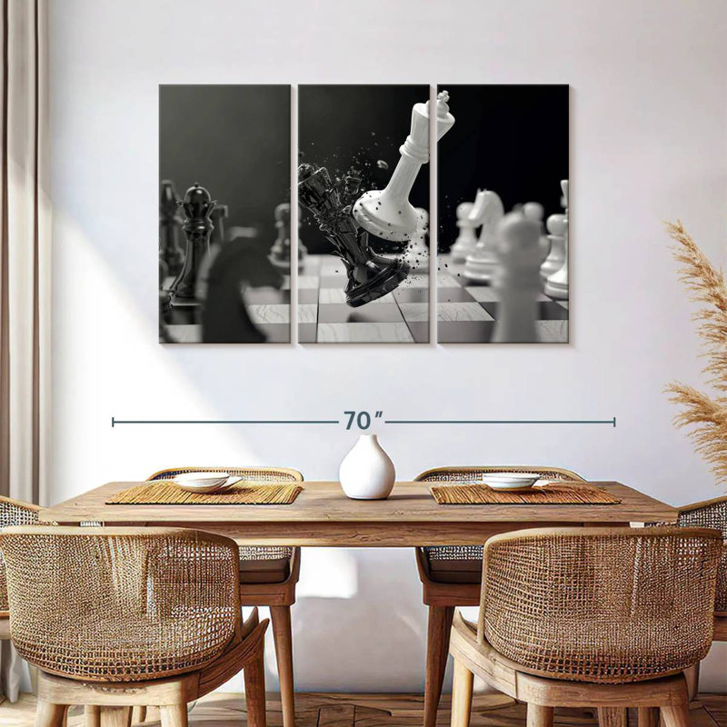 Senne Chess Battle, 36" H x 57" W