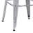 Backless Modern Lightweight Industrial Metal Bar Stools With 4 Leg Design, Set Of 2, 30/