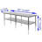 Amgood Stainless Steel 35'' H Work Table-49454268
