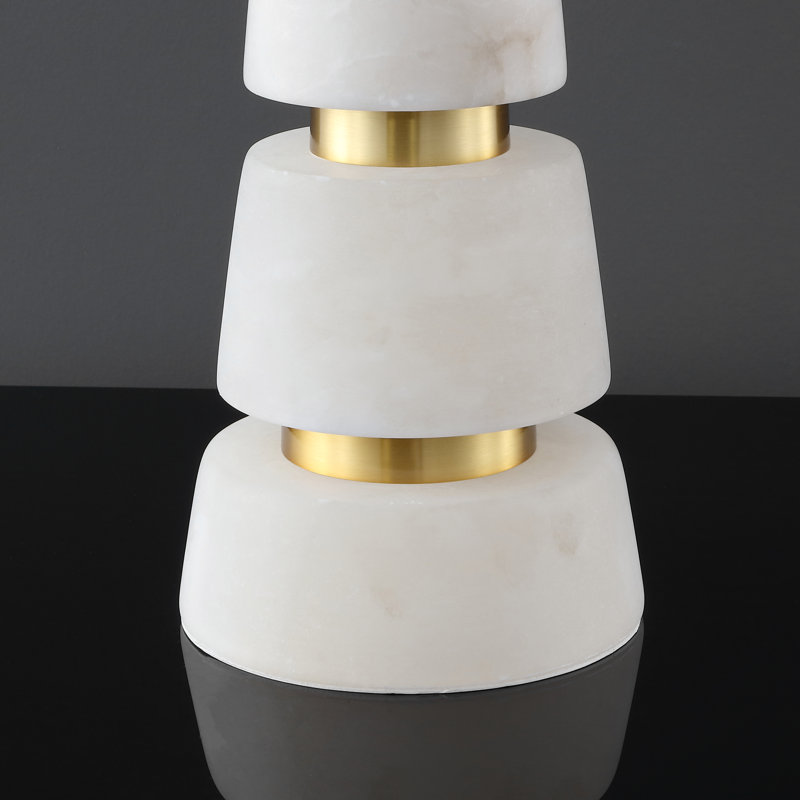 Table Lamp, Gold/White