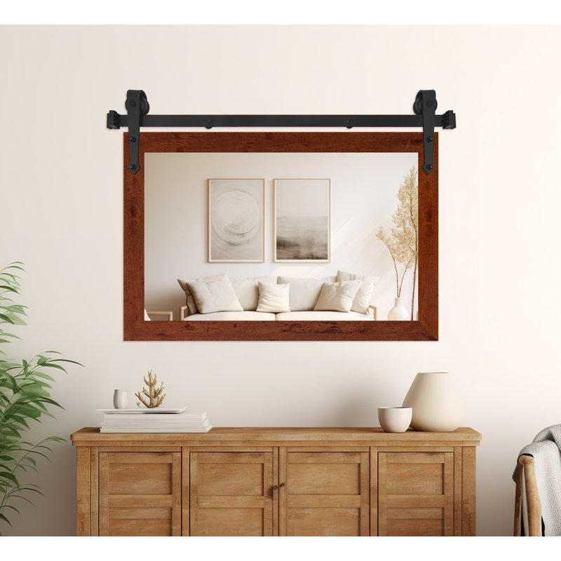 Miroir Conner Rea, Brun foncé, 33 po x 34 po