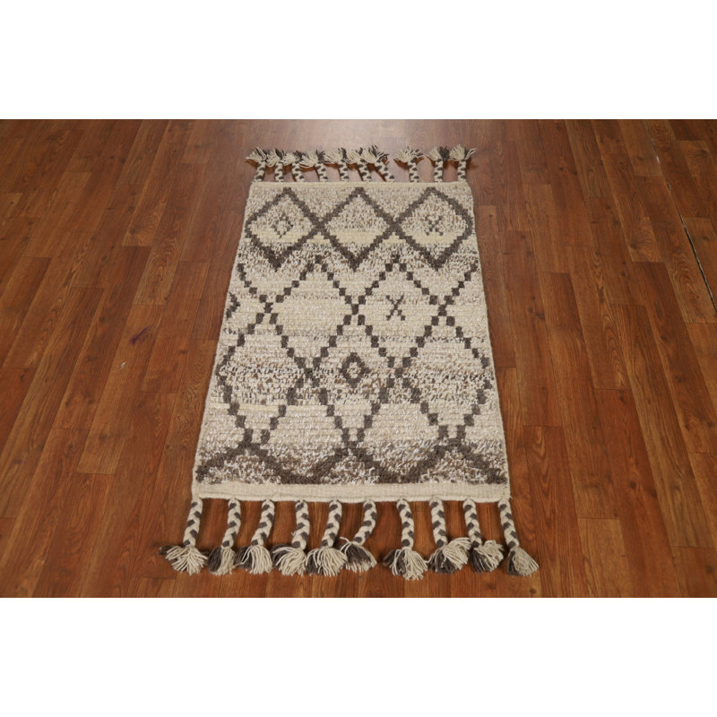 Moroccan Oriental Accent Rug 2x3