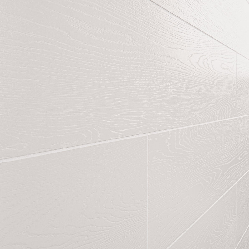Bond Tile Phora 8.5" x 35" Porcelain Wood Look Wall and Floor Tile (14.63 sq. ft. / Case), White
