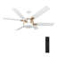 Ventilateur de plafond 52 po avec télécommande Jaxx, ensemble d'éclairage inclus-1431524453-1431524452